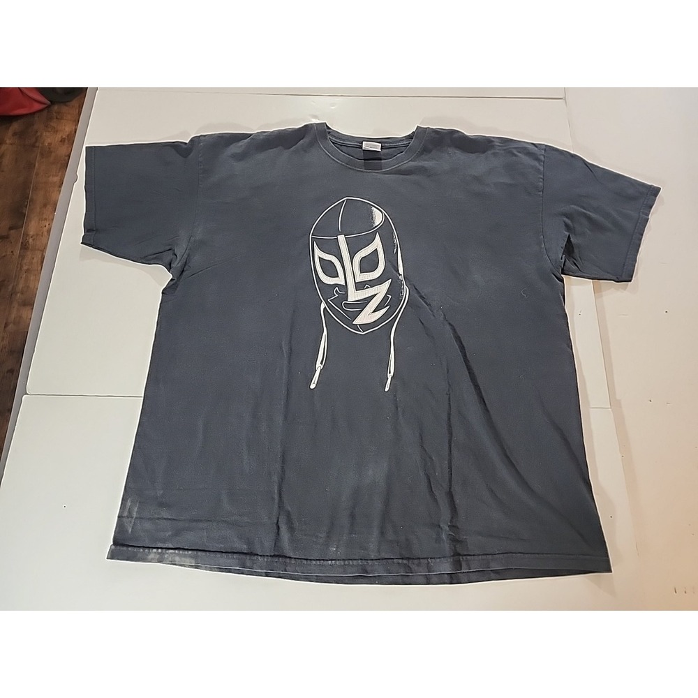 YAZBEK Rayo de Jalisco Lucha Libre T-Shirt Mens 3XL Black Mexican Wrestling Mask